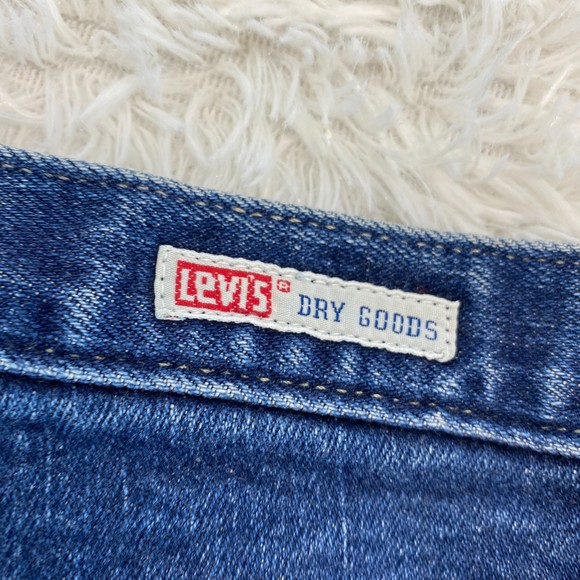 Vintage Levi's Dry Goods Womens Blue Short Shorts Size 3 - Picture 3 of 6